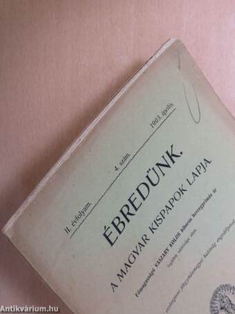 Ébredünk 1903. április