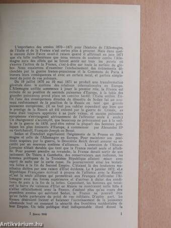 Entre deux periodes de l'histoire universelle: les annees 1870-1871