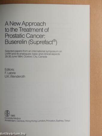 A New Approach to the Treaetmenet of Prostatic Cancer: Buserelin (Suprefact)