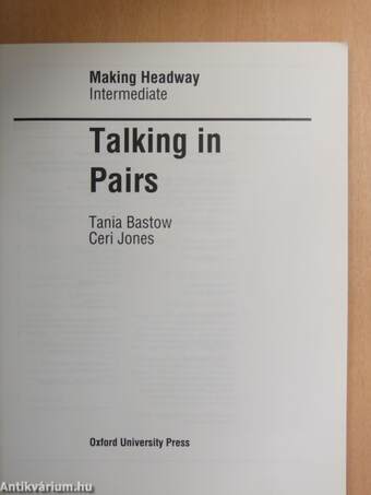 Talking in Pairs - Intermediate