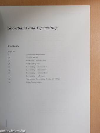 Shorthand and Typewriting