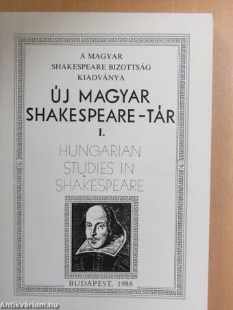 Új magyar Shakespeare-tár I.