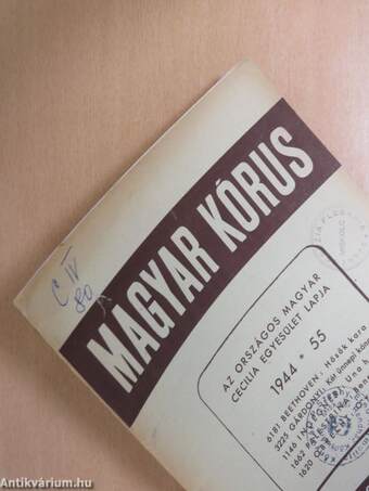 Magyar Kórus 1944. március