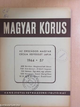 Magyar Kórus 1944. június