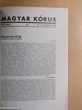 Magyar Kórus 1944. június