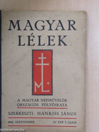 Magyar Lélek 1942. szeptember
