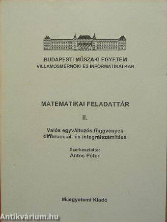 Matematikai feladattár II.