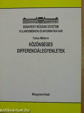 Közönséges differenciálegyenletek