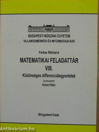 Matematikai feladattár VIII.