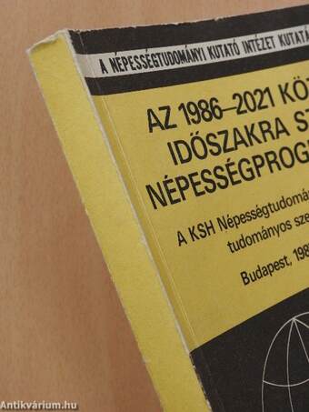 Az 1986-2021 közötti időszakra szóló népességprognózisok