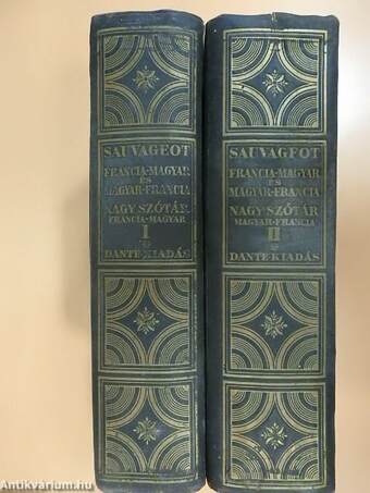 Francia-magyar és magyar-francia nagy kéziszótár I-II.
