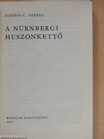 A nürnbergi huszonkettő