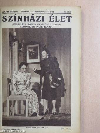 Szinházi Élet 1937/47.