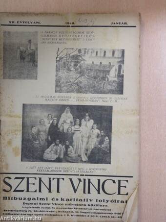 Szent Vince 1940. január