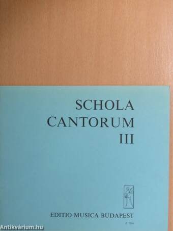 Schola cantorum III.