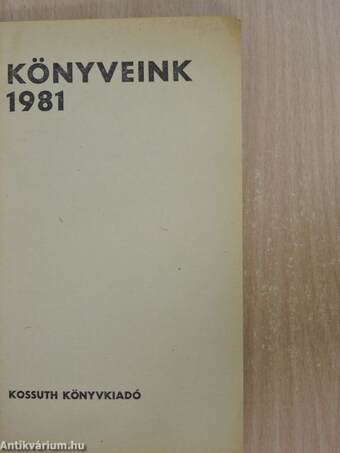 Könyveink 1981