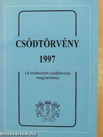 Csődtörvény 1997