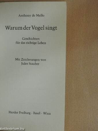 Warum der Vogel singt