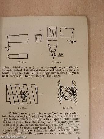 Csavarmenetvágás és váltókerékszámítás I/1d