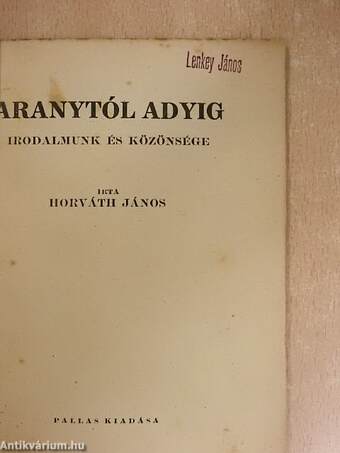 Aranytól Adyig