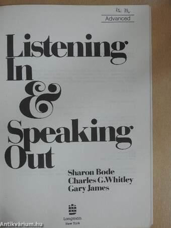 Listening In & Speaking Out