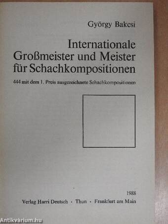 Internationale Großmeister und Meister für Schachkompositionen