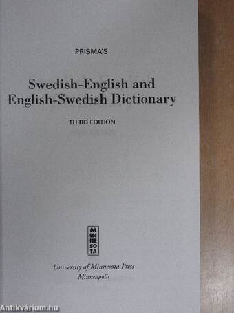 Prisma's Swedish-English and English-Swedish Dictionary