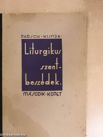 Liturgikus szentbeszédek II.