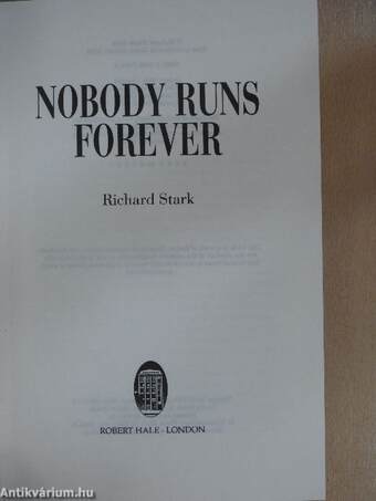 Nobody Runs Forever