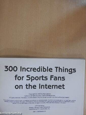 300 Incredible Things for Sports Fans on the Internet