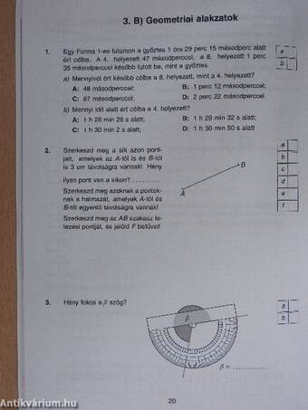 Matematika 6. Felmérő feladatsorok