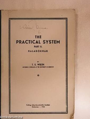 The practical system II.