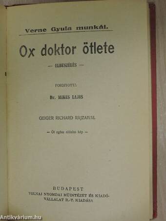 A Begum ötszáz milliója/Ox doktor ötlete