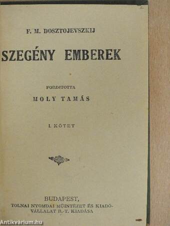 Szegény emberek I-II.