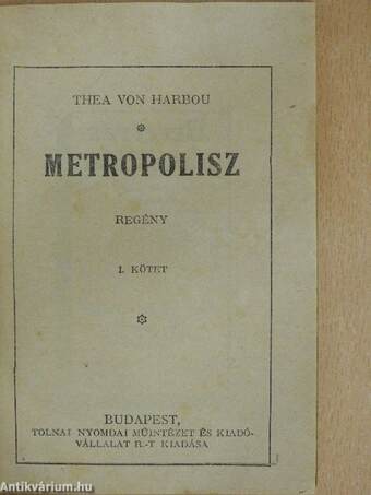 Metropolisz I-II.