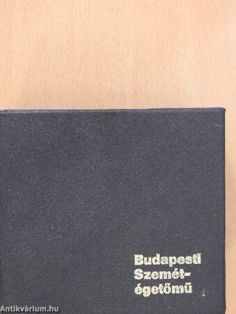 Budapesti Szemétégetőmű (minikönyv)