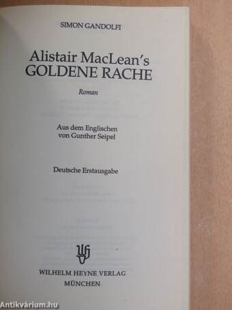 Alistair MacLean's Goldene Rache