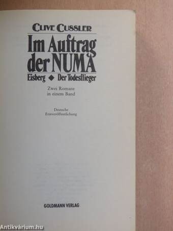 Im Auftrag der Numa - Eisberg/Der Todesflieger