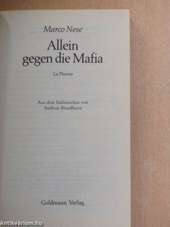 Allein gegen die Mafia