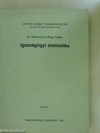 Igazságügyi statisztika