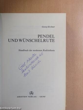 Pendel und Wünschelrute