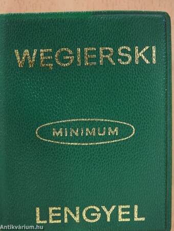 Magyar-lengyel és lengyel-magyar minimum szótár (minikönyv)