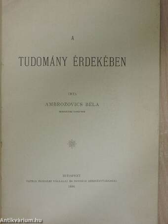 A tudomány érdekében