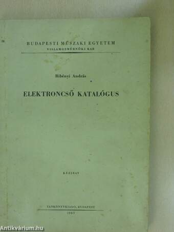 Elektroncső katalógus