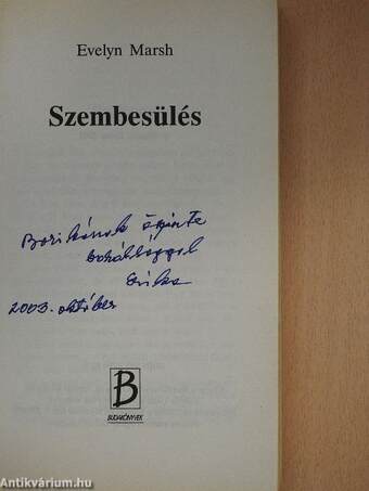 Szembesülés (dedikált példány)