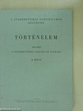 Történelem I.