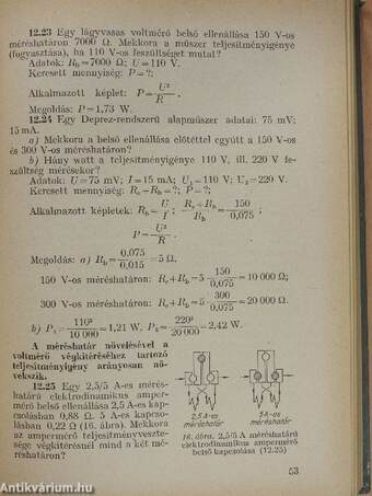 Elektrotechnika III. Példatár