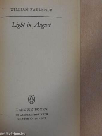 Light in August