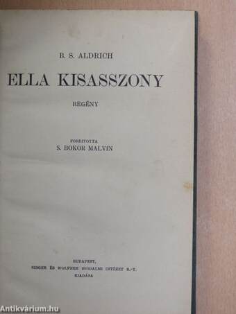 Ella kisasszony