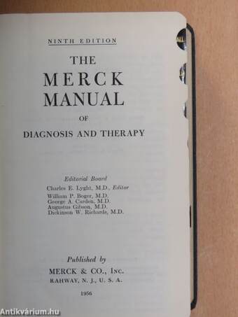 The Merck manual